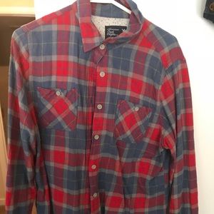 American eagle Plaid button down